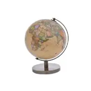 Antique Rotating World Globe Spinning Atlas Map Desk Decor Decoration Base 20cm
