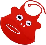 SWOOMEY 1pc Food Feeding Bib for Boy Girl and Easy Clean Eating Apron with Pocket for Dinning Rooms Picnics and Kindergartens Bright