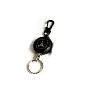 Office key ring key chain holder keychain keyring name tag badge lanyard pull belt rope cord reel recoil retract id card clip