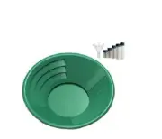 Sluice Monkey 12" Green Gold Pan Kit with Glass Vials