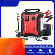 Car Jump Start Air Compressor Power Bank Battery Booster Digital Tire Inflator