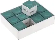 Generic 12 Pcs Billiard Pool Cue Chalk Fine Texture Increase Friction Chalks for Home and Club