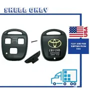 For 1998-2011 Toyota Land Cruiser Remote Key Fob Shell Case Without Blade OEM.