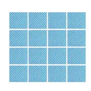 100pcs Plaid Pattern Pizza Oil Paper Fried Food Grease-proof Paper Wrappers (Blue)