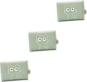 [WRITWAA] 3pcs Cute Coin Purse Small Change Purse for Coins Card Holder Pouches Small Change Bags