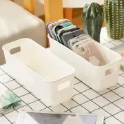 White Mobile Phone Case Storage Box Cosmetic Mask Organizer Dormitory