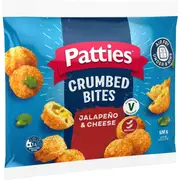 Patties Crumbed Bites Jalapeno & Cheese 500g
