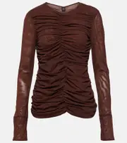 [SIR] SIR Jacques gathered mesh top AU 8 brown