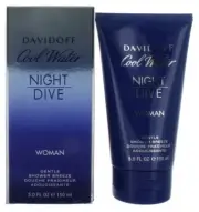 Cool Water Night Dive by Davidoff for Women Gentle Shower Breeze 5 oz. NIB