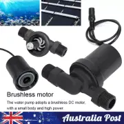Brushless Solar Cool/Hot Water Circulation Motor Booster Centrifugal Pump DC 12V