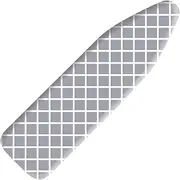 Sonicefit Ironing Board Cover Pad, 56x135cm Standard Ironing Board Pads with Elastic Edge & Fastener Strape, Scorch & Stain Resistant Cotton Ironing Covers with Thick Padding (Rhombus, 56x135cm)