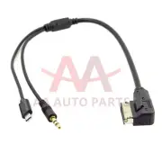 Audi Skoda Seat Volkswagen AMI MMI MDI Interface to Type C USB Aux Adapter