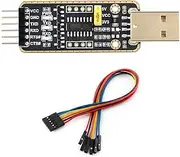 Waveshare USB to UART Communication Module High Baud Rate Transmission with Type-A Connectors Multi-Device Applicable Multi-System Compatible-Type-A Connectors