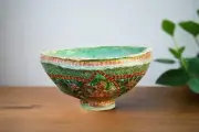 Ganesha Antique Papier Maché Bowl