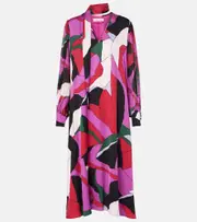 [Diane von Furstenberg] Diane von Furstenberg Abel printed midi dress AU 12 multicoloured
