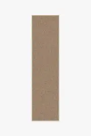 75' x 305' | Machine Washable Runner Rug | Kid & Pet Friendly | Indoor Rug | Burlap Solid Sand Re-Jute Rug | Ruggable