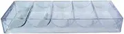 Thickened Cards Chips Board Game Storage Box Portable Transparent Holder Tray Container for Club Living Room Without Lid