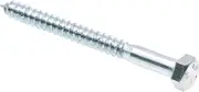 PRIME-LINE Lag Screw Bolt, Hex Head, 5/16 in X 3-1/2 in, Zinc Plated Steel, Pack of 50, 9055762