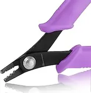 SPEEDWOX Bead Crimping Pliers Jewelry Crimper Plier for Beading Micro Tube Beads Crimper Mini Crimping Pliers Bent 3 holes Multi Use DIY Jewelry Craft Beading Hobby for 2mm-3mm Beads and Tubes