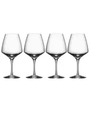 Orrefors Set of 4 Pulse Wine Glasses