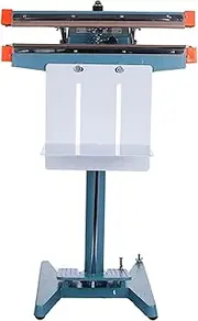 ZMQHYFD Plastic Bag Sealer with Pedal, Sealer, Double Heating, 350/450/600/650/800 mm, Metal, Manual