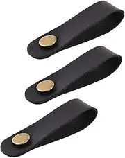 ERINGOGO Leather Guitar Strap Accessory Set Headstock and Neck Strap for Acoustic Electric Guitars