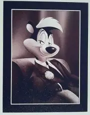 ☆ Pepe Le Pew Portrait Magnet ☆ Cartoon ☆ Warner Bros ☆ Looney Tunes 3.5X4.5