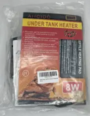 Aiicioo 8 Watt Under Tank Heater Thermostat & Reptile Heating Pad Combo - NEW