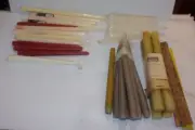 Tavern Candles stick Vintage Candle Sticks Lot Bulk Wax Candlestickover 5.5lb