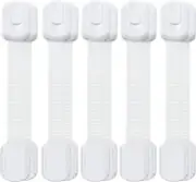 Child Safety Strap Locks Baby Proofing Cabinet Strap, Adjustable Straps with 3M