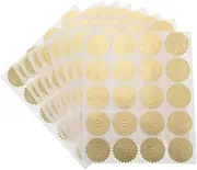 HOODANCOS 10 Sheets Graduation Stickers Self Adhesive Present Decorative Labels for Bag Sealing for Celebrating Graduates with Unique Foil Design