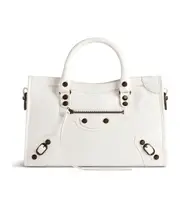 Balenciaga Le City Medium Top Handle Bag One size white
