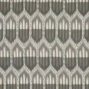 Schumacher Geometric Ikat Cotton Print Fabric- Bukhara Ikat / Linen 4 yds 176080
