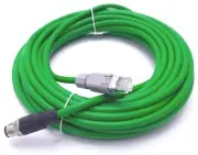 Numatics QA0410MR0VA04000 D-Coded Cable M12 4-Pin Male to RJ45 Male 10m Length