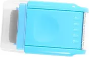 FUNOMOCYA Compact Blue Self-Inking Stamp for Privacy Protection Roller Security Stamp