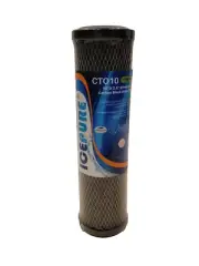 New IcePure Whole House Sediment Carbon Water Filter 1 Micron 2.5" x 10" CTO10