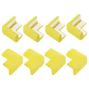 Corner Protectors, 8 Pcs Furniture Corner Guards and Edges Bumpers(Yellow)