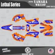 Graphics Kit for YAMAHA WR250F WR 250F (2007-2013) Lethal - ORANGE