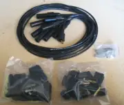 ACCEL 7540k Spark Plug Wires Wire Black 5MM Straight Boots 150 Ohms FERRO-SPIRAL