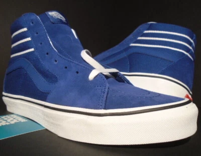 VANS SK8-HI SPORT STRIPES TRUE NAVY BLUE OFF WHITE SUPREME VN0A4BV6TSR 9