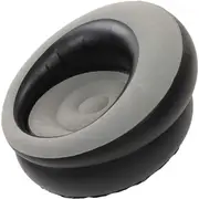 Foldable Flocking Air Sofa Inflatable Chair, Outdoor Lazy Sofa Couch Beanless Bag Chair, Portable Couch for Hiking, Camping & Picnic (Grey)
