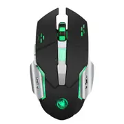 M70Gy 2.4G Wireless Rechargeable Gaming Mouse With Usb Receiver andful Breathing Light and Charging Cable(Black)