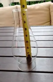 Clear Glass Lamp Hurricane Globe NEW