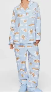 Peter Alexander Penny Cloud Flanellette Pj Set Sz 3+ Or 24-26 BNWT FREE POST