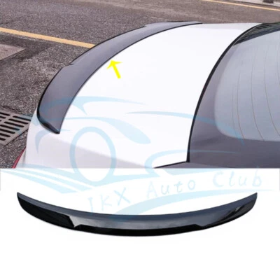Gloss Black Rear Tail Trunk Spoiler Wing Lip Trim p Fit For Toyota Camry 2025