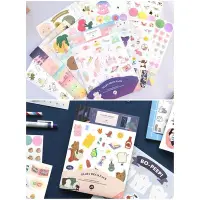 在飛比找Yahoo!奇摩拍賣優惠-送🌈Iconic DIARY DECO PACK 日誌裝飾貼