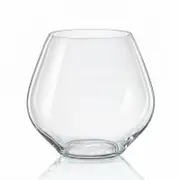 Amoroso Stemless Red Wine Glasses.