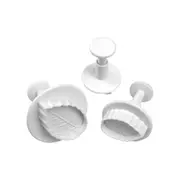 Mondo 3 Piece Rose Leaf Fondant Cutter Set - Robins Kitchen