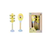 Koala Dream Buzzy Days Bee Maraca & Bellstick Set Kids/Childrens Toy 18m+