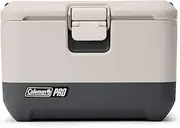 [Coleman] Pro Heavy-Duty Insulated Hard Cooler Lunchbox, Durable Portable Cooler for Rugged Outdoor Use & Jobsites, Anchor Points for Secure Transportation & Portability
